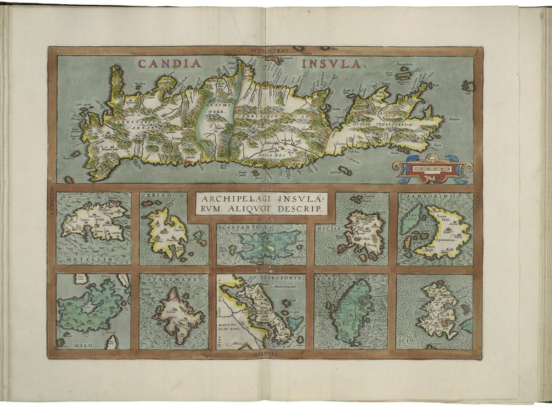 A church dome silhouetted against a vibrant sunset in Oia, Santorini, Greece.